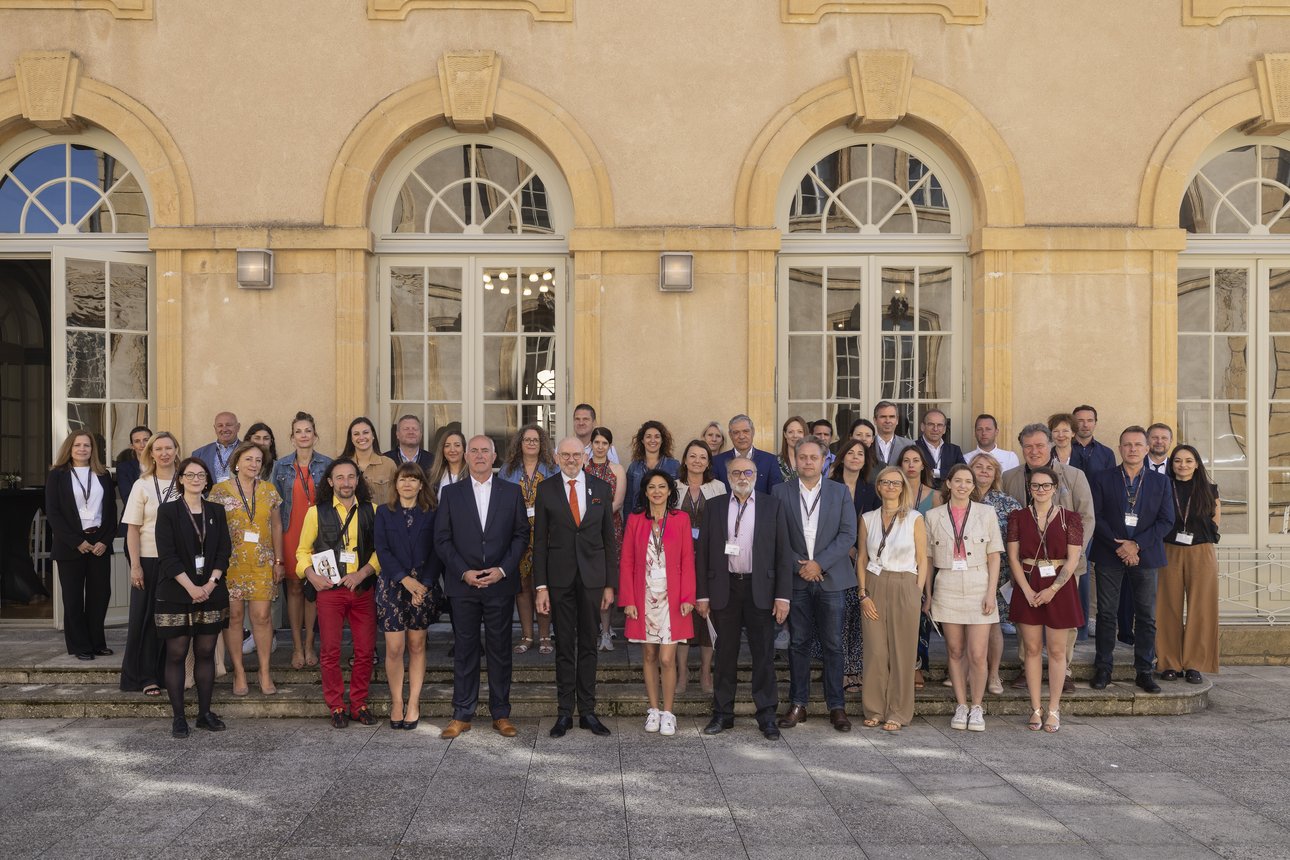 Accueil des mécènes professionnels à la mairie de Metz