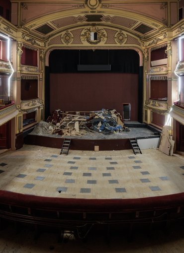Travaux de l'opéra-théâtre de l'Eurométropole de Metz en septembre 2025