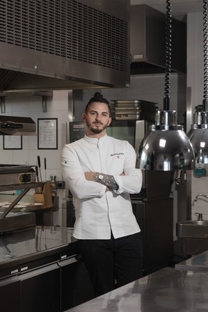 Portrait du chef Charles Coulombeau